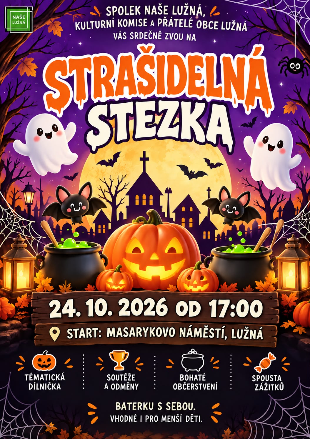 Strašidelná stezka 2026